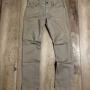 Levi's Men's Beige Straight Jeans